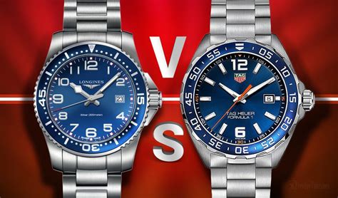 Breitling vs TAG Heuer formula 1